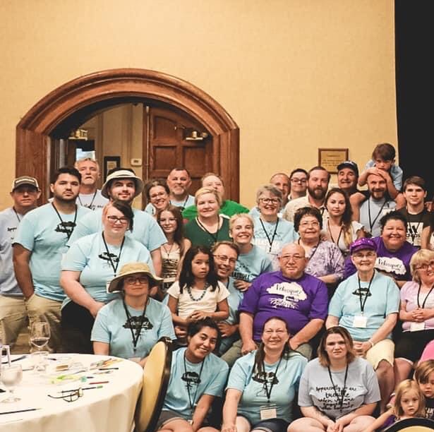 Picture of everyone at the reunion